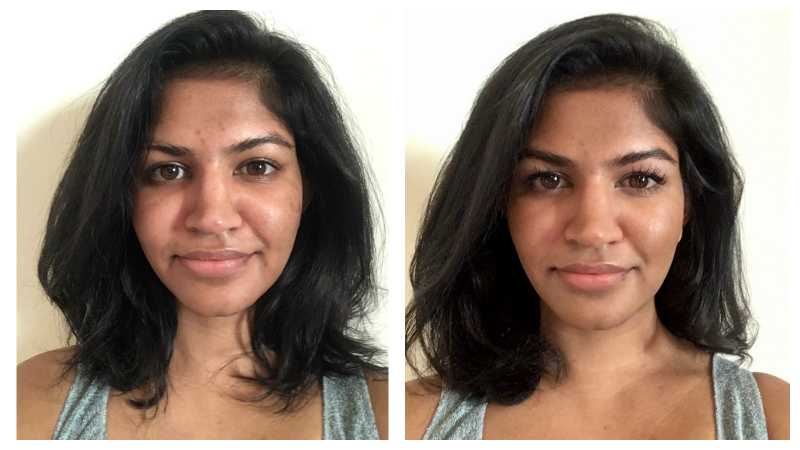 Prachi before, after.